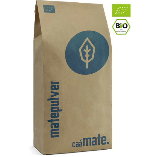 Bio Matepulver grün.