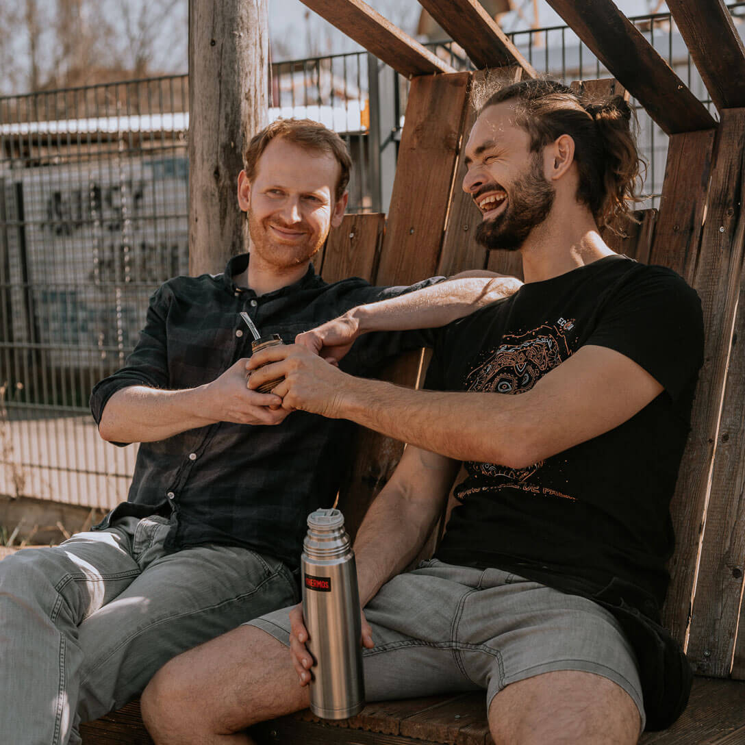 Jared und Johan – caámate Gründer